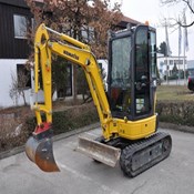 Used Komatsu PC26 MR-3 Mini Crawler Excavator for Sale